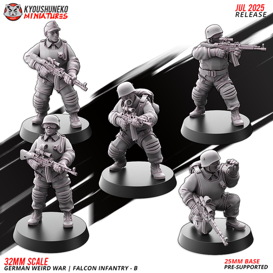 German weird war falcon infantry B By Kyoushuneko Miniatures