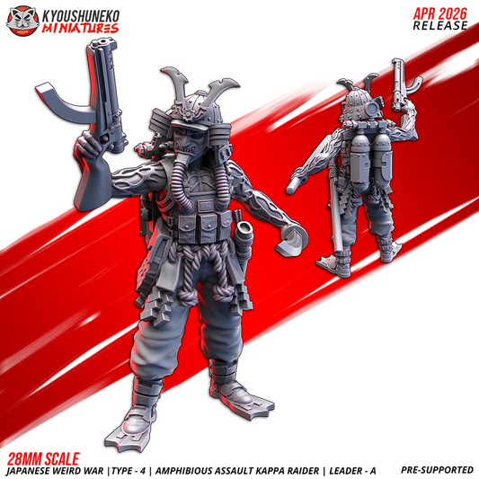 Kappa Amphibious Assault Raider Leader A by Kyoushuneko Miniatures