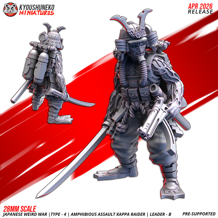 Kappa Amphibious Assault Raider Leader B by Kyoushuneko Miniatures