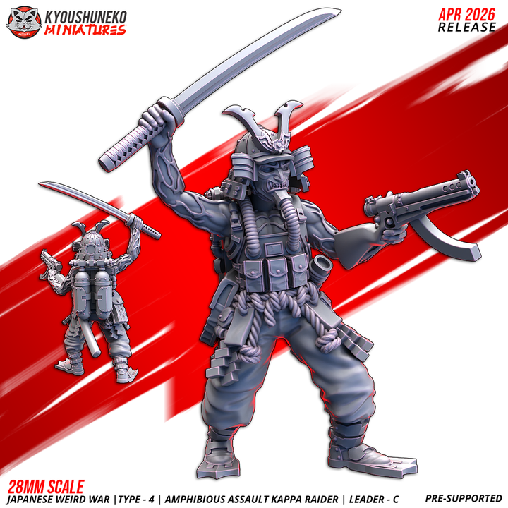 Kappa Amphibious Assault Raider Leader C by Kyoushuneko Miniatures