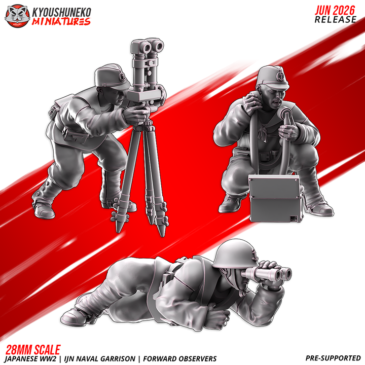 Naval Garrison Forward Observers by Kyoushuneko Miniatures