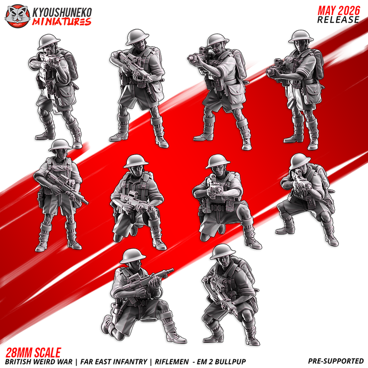 Far East Riflemen EM 2 Bullpup by Kyoushuneko Miniatures