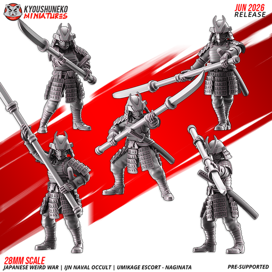 Umikage Escort Naginata 1 by Kyoushuneko Miniatures