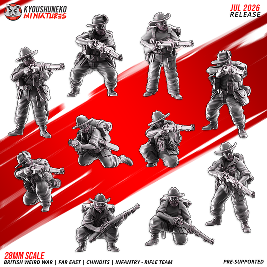 Infantry Rifle Team by Kyoushuneko Miniatures