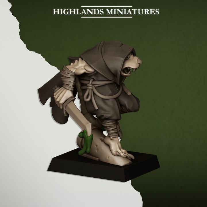 Sewer Vermin Assassins  by Highlands Miniatures