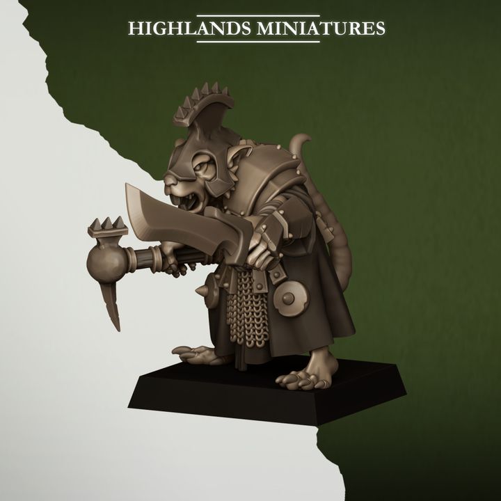 Sewer Vermin Lord by Highlands Miniatures