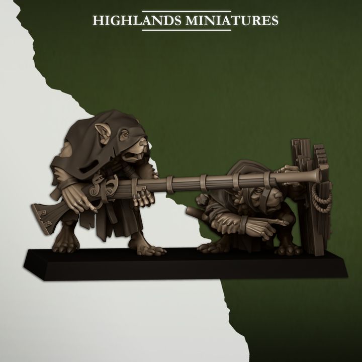 Vermin Shooters Teams by Highlands Miniatures