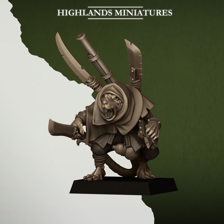 Sewer Vermin Smugglers by Highlands Miniatures