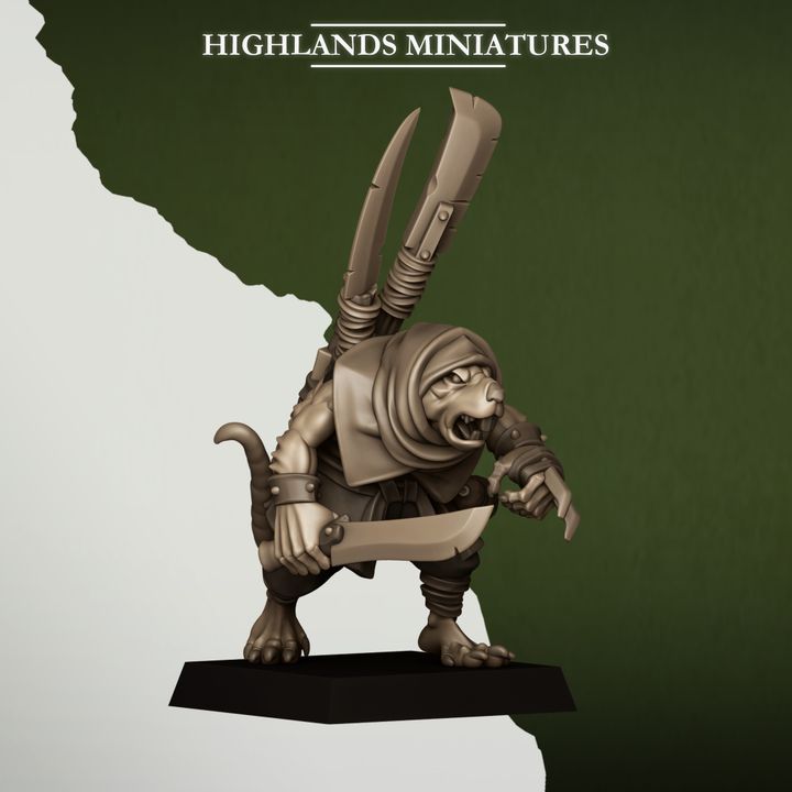 Sewer Vermin Smugglers by Highlands Miniatures