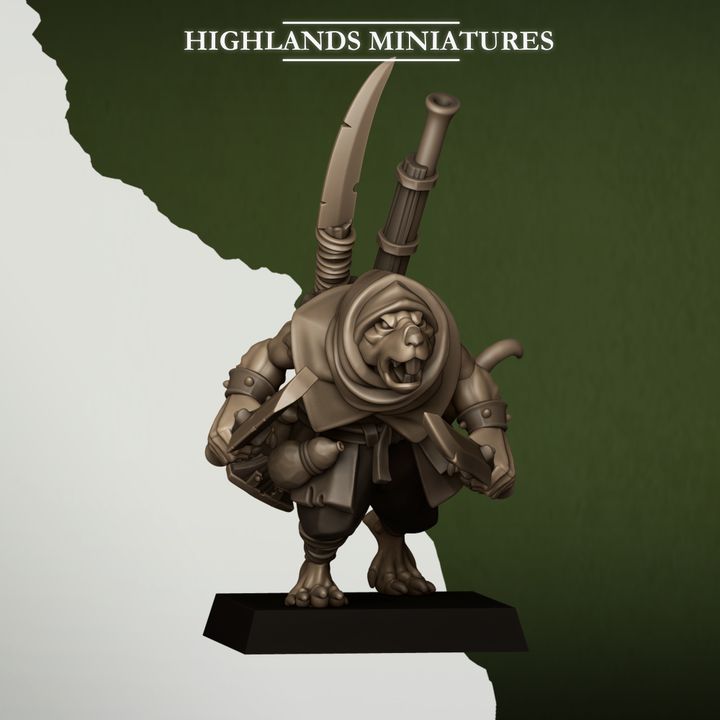 Sewer Vermin Smugglers by Highlands Miniatures