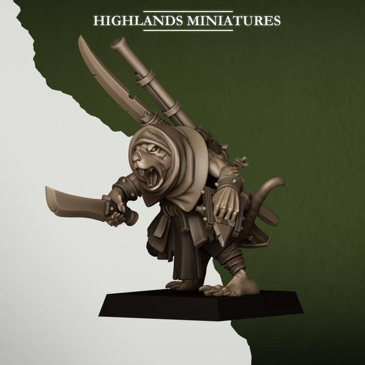 Sewer Vermin Smugglers by Highlands Miniatures