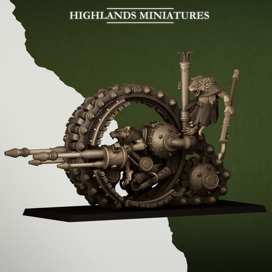Sewer Vermin Wheeled Engine by Highlands Miniatures