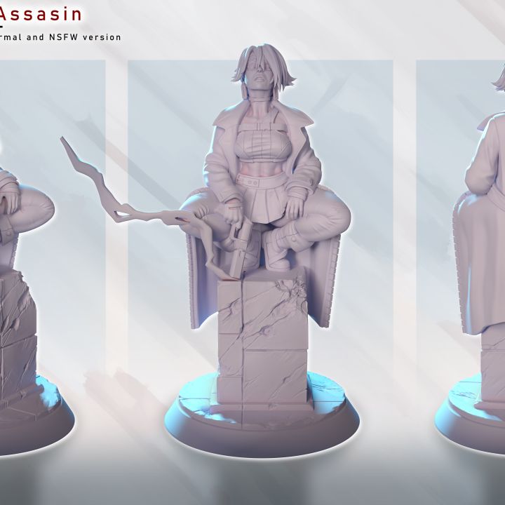 Sable - Cursed Assassin by Gaz Minis