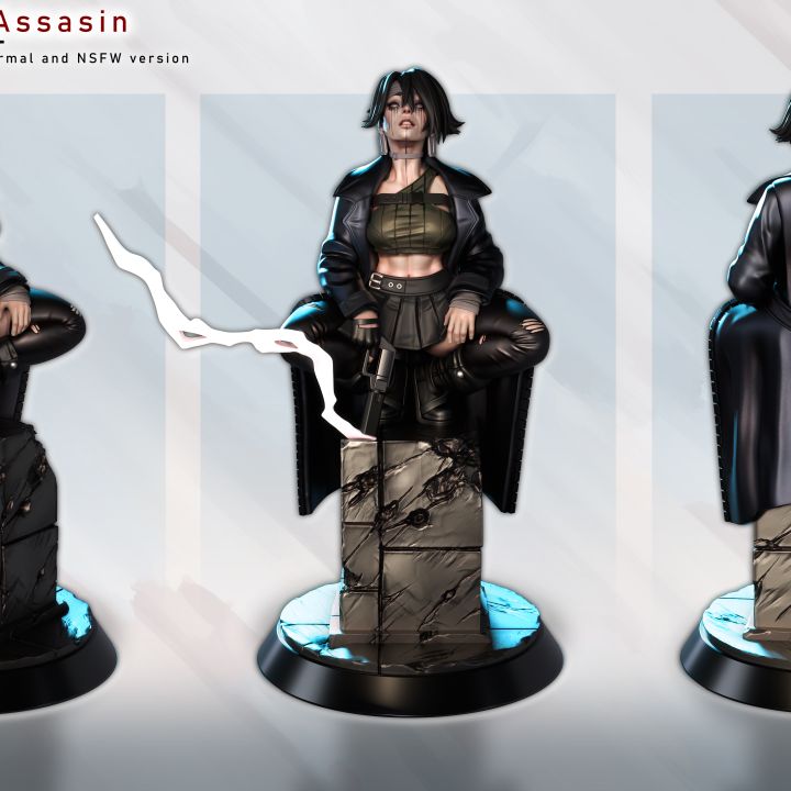 Sable - Cursed Assassin by Gaz Minis