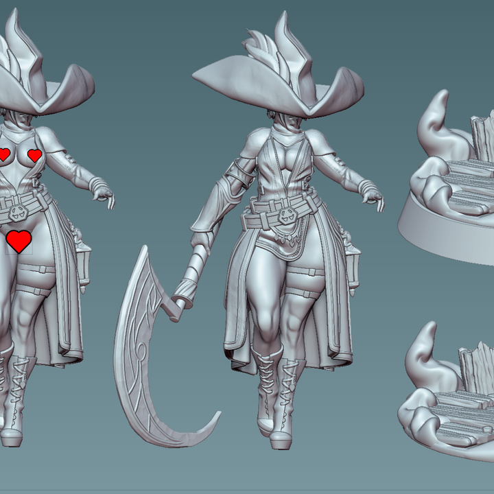 Selka Dusk – Pirate Reaper by Gaz Minis