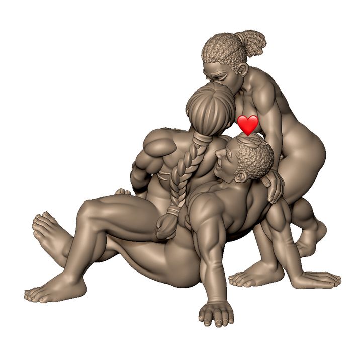 Female gladiators sexy diorama by Menagerie Miniature (18+)