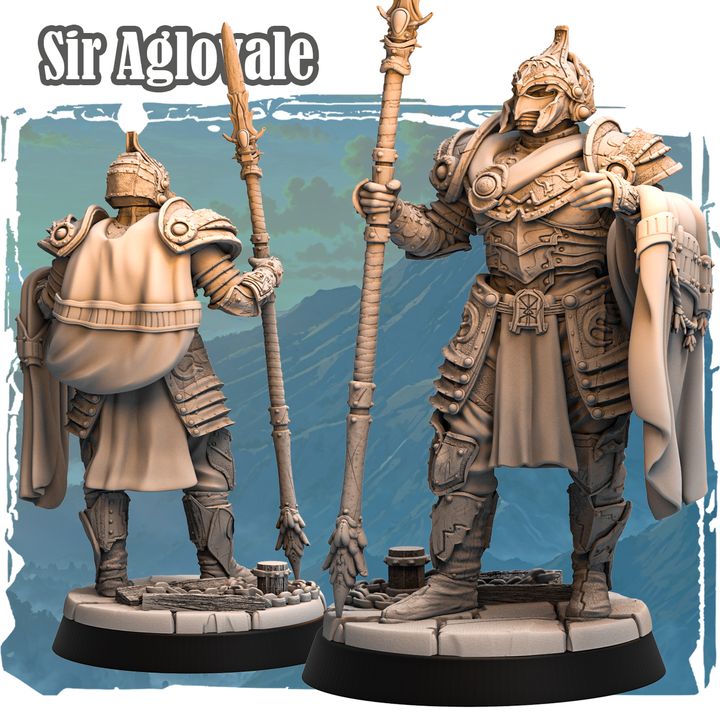 Aglovale 32mm - Human Cavalier by Haito