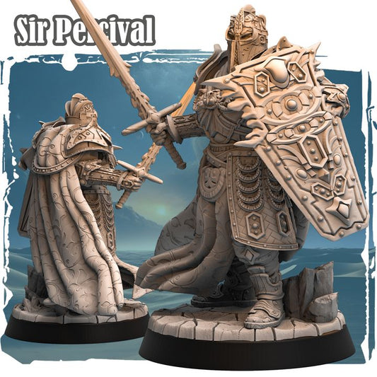 Sir Percival 32mm - Human Paladin by Haito