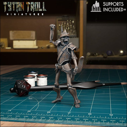 Skeleton Archer 01 by Tytan Troll Miniatures