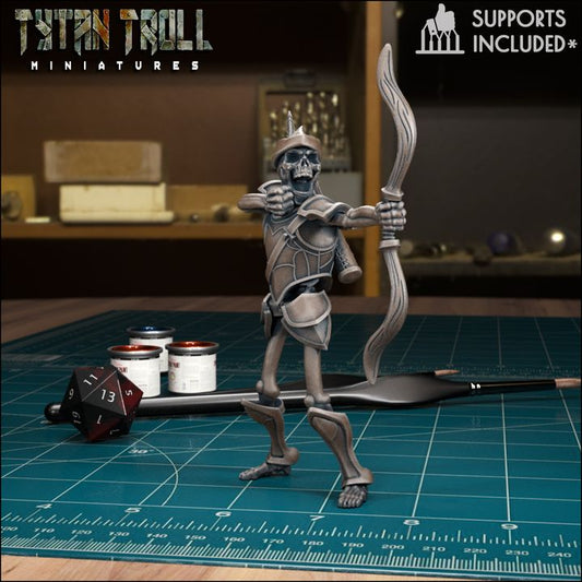 Skeleton Archer 02 by Tytan Troll Miniatures