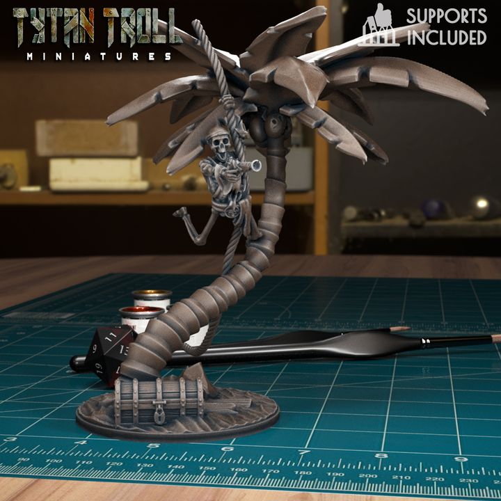 Skeleton Pirate 06 by Tytan Troll Miniatures