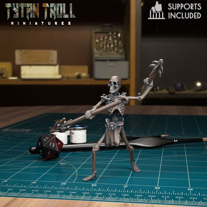 Skeleton Pirate 07 by Tytan Troll Miniatures