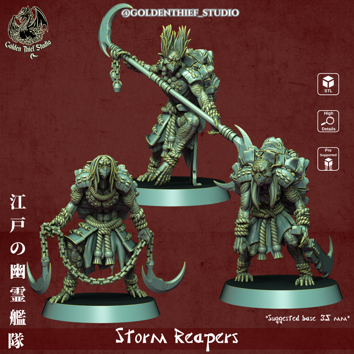 Storm Reapers - Kappas Yokai by Golden Thief Studio