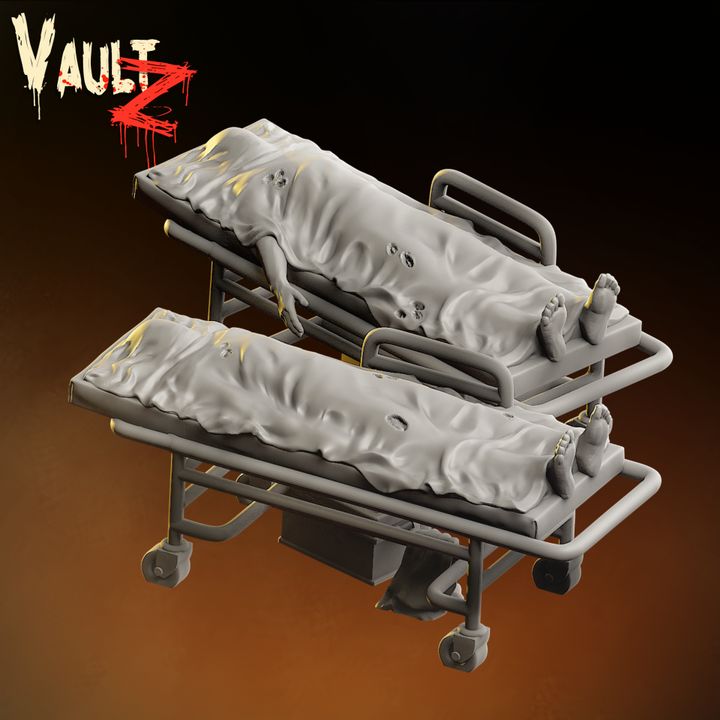 Stretcher Render by Vaultz Miniatures