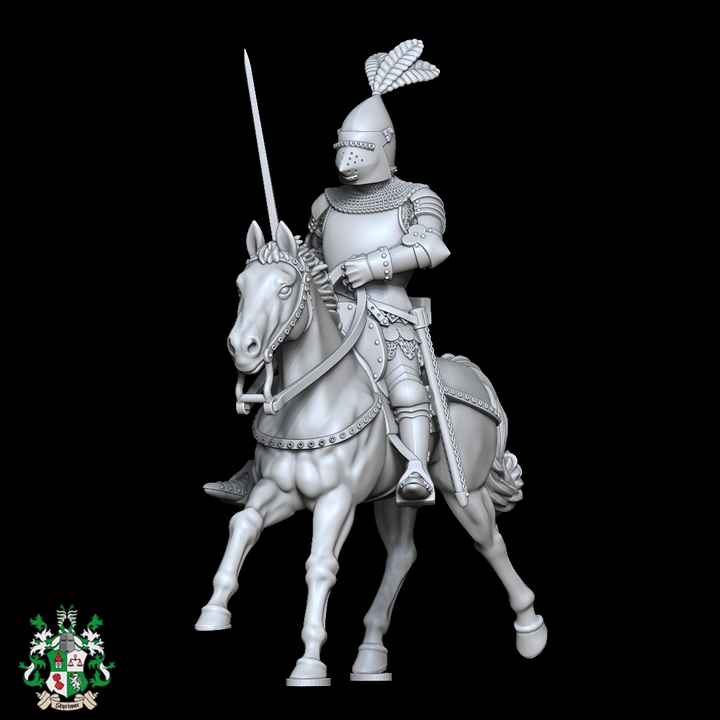 Mounted Knight at Tannenberg - 1410 by Styriwar