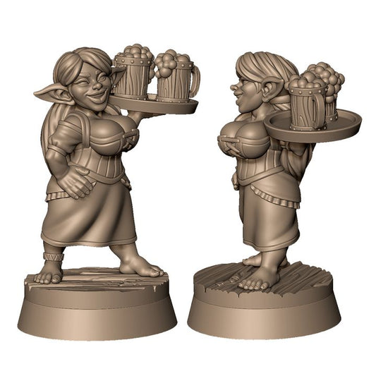 Goblin tavern wench by Menagerie Miniature