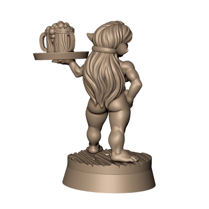 Goblin tavern wench by Menagerie Miniature