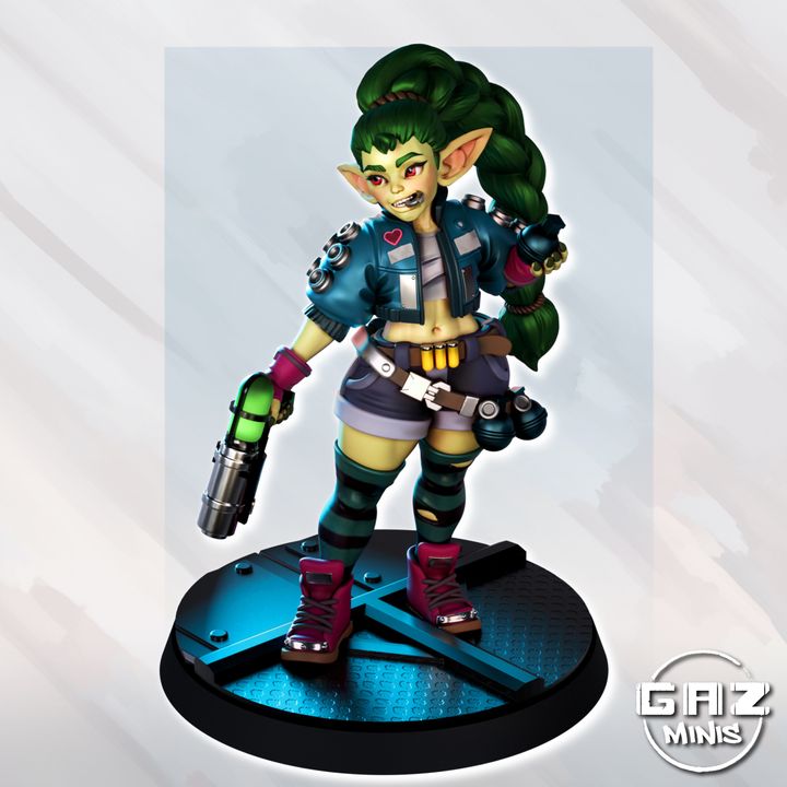 Tazzle the Cunning - Goblin Merc by Gaz Minis