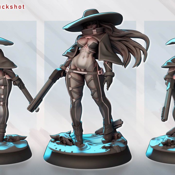 Tessa Buckshot – Cowgirl Gunner by Gaz Minis