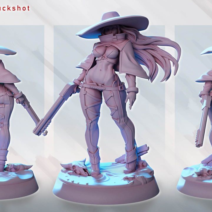 Tessa Buckshot – Cowgirl Gunner by Gaz Minis