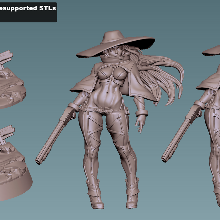 Tessa Buckshot – Cowgirl Gunner by Gaz Minis