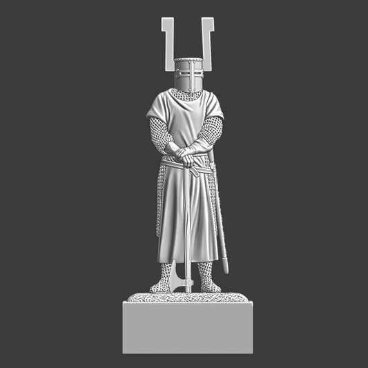 Medieval Teutonic Order Knight with axe
