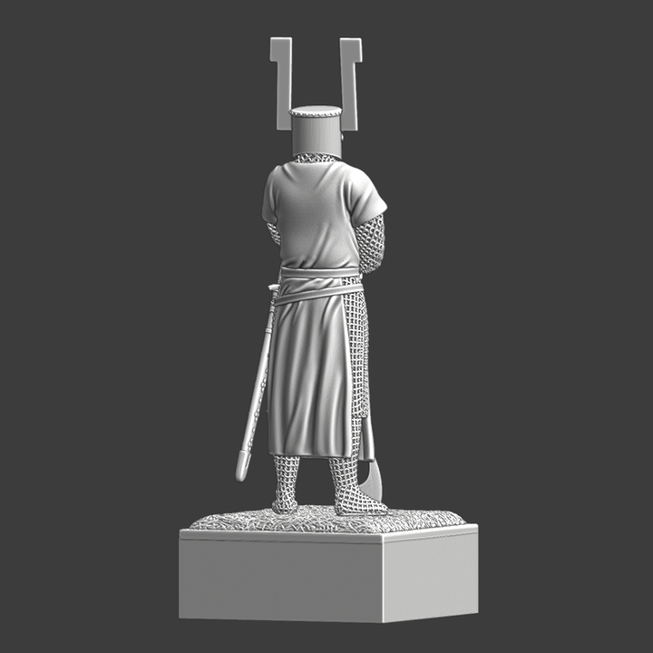 Medieval Teutonic Order Knight with axe