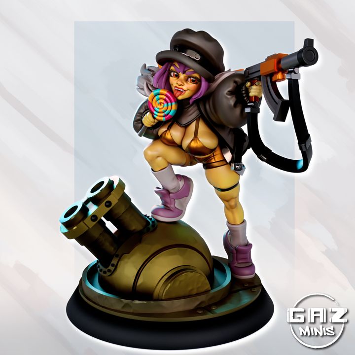 Drizzle Pip Goblin Weapons Expert by Gaz Minis