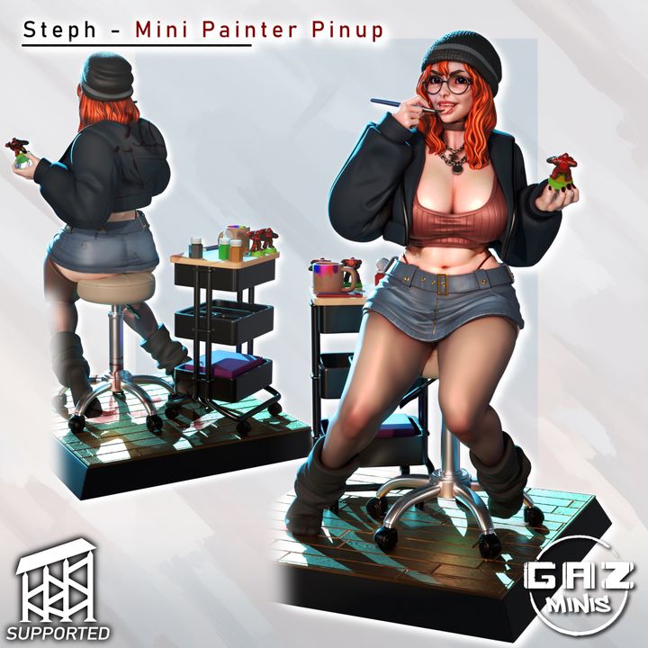 Stephanie - Mini Painter by Gaz Minis