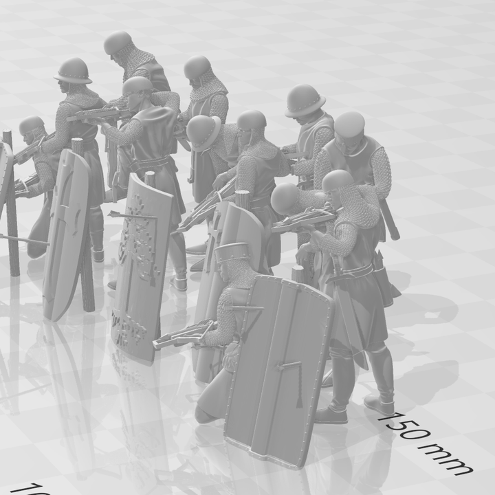 Medieval Crossbowmen.