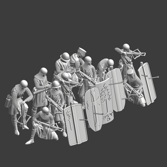 Medieval Crossbowmen.