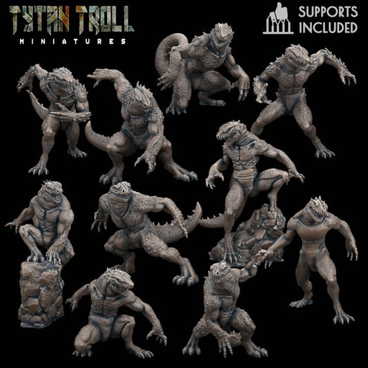 Trogolodyte Pack by Tytan Troll Miniatures