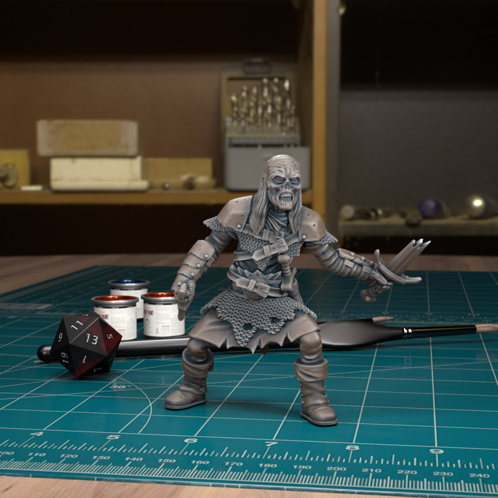 Undead Warrior 02 by Tytan Troll Miniatures