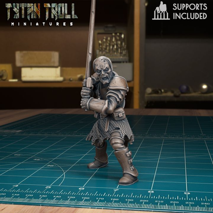 Undead Warrior 08 by Tytan Troll Miniatures