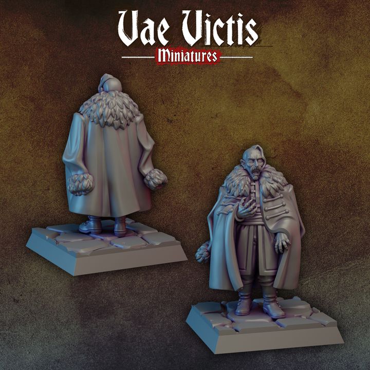 Cossack leader of vampire lord 1 by Vae Victis Miniatures
