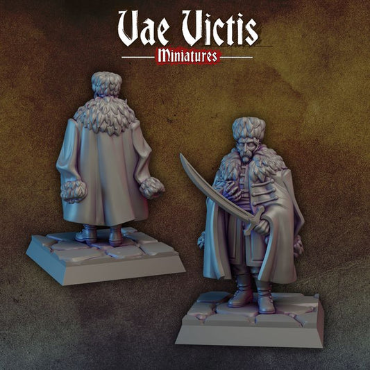 Cossack leader of vampire lord 2 by Vae Victis Miniatures
