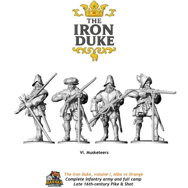 THE IRON DUKE, VOL I: ALBA VS ORANGE, VI: MUSKETEERS