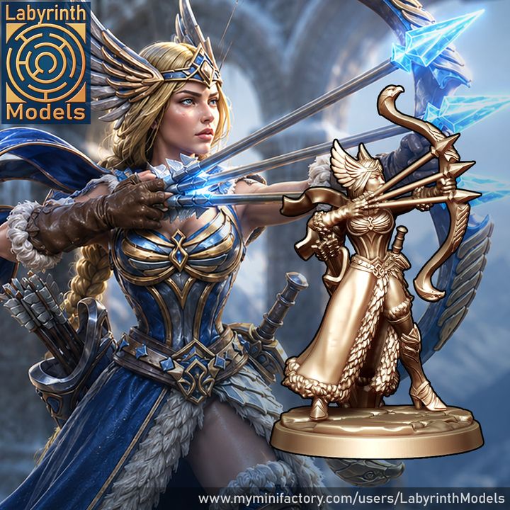 Valkyrie Archer Champion by Labyrinth Models
