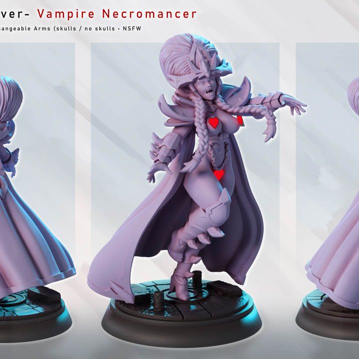 Velmora Skullweaver – Vampire Necromancer by Gaz Minis