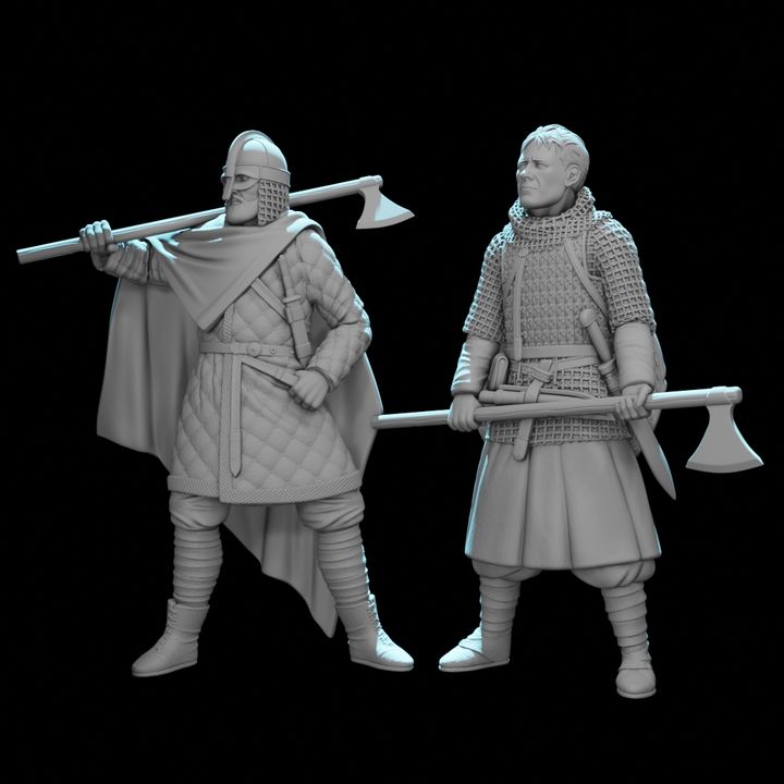 Viking Warriors with Axes – Norse Infantry Set.